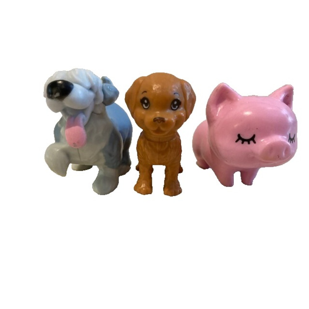 Barbie Pet Lot of 3: Dogs and pig